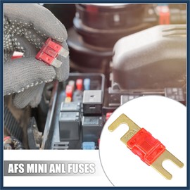 INFINAUTO 5pcs 200A AFS Mini ANL Fuses Replacement for Car Truck Motorcycle Boat Audio CDs Replacement Car Parts Stylish Design