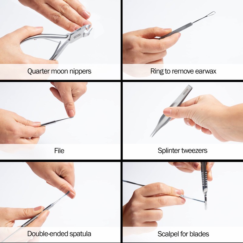 Gima - Podiatry Kit for Professional Pedicure and Manicure 11