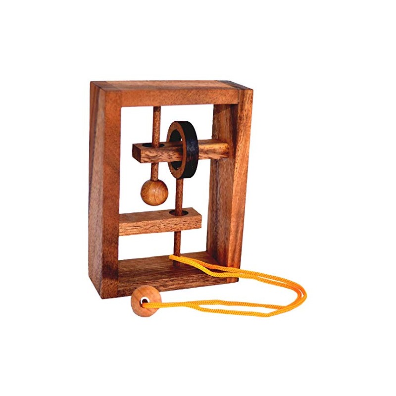 Square String Frame, Trap The Mouse String Puzzle, Free the