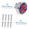 SUPVOX 4pcs License Plate Screws Fasteners for Cars Motorcycles Stylish