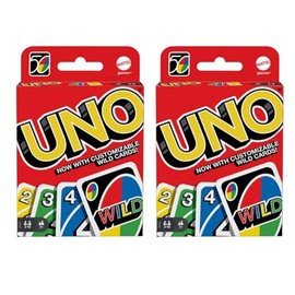Mattel 4347154784 Uno Card Game 2 Pack, Red
