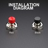 10 pieces mini button momentary pressure switch lockless 2 pins