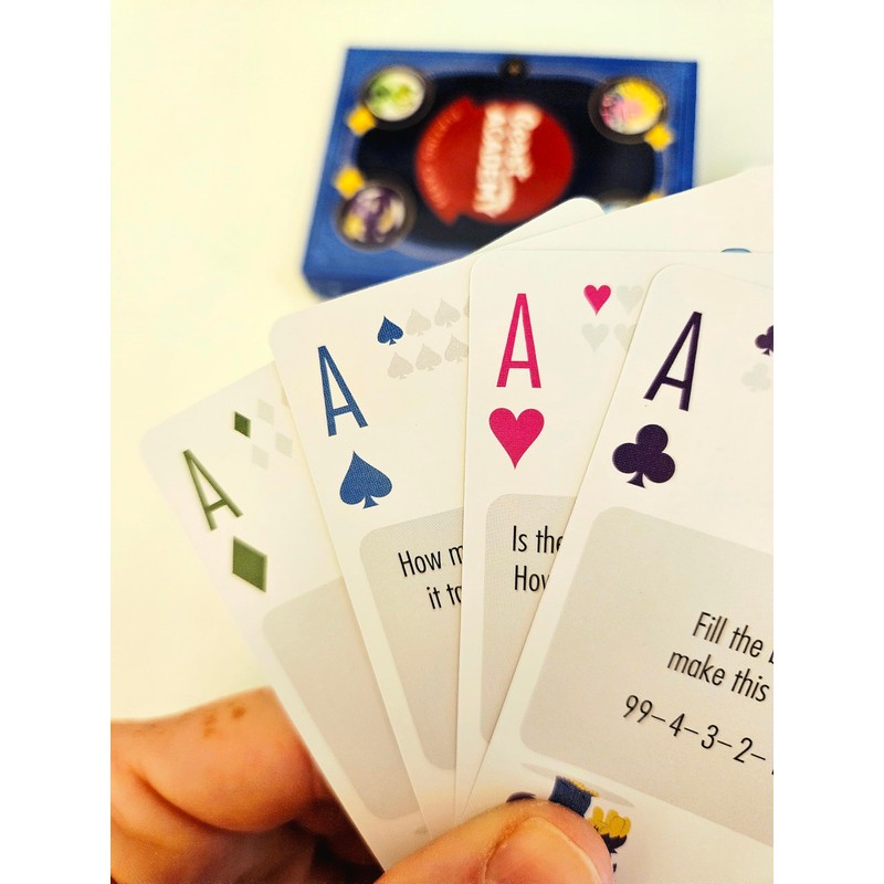Beast Academy Playing Cards - Fun Math Challenges for Gifted