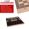 GothamChess Board- Foldable, Magnetic Pieces, Quality Wood, Fitted Storage, Includes