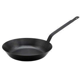 Chef's Supreme 11" Black Carbon Steel Fry Pan, Each