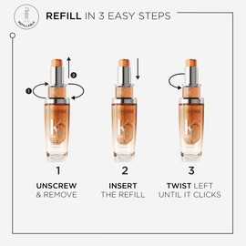 Kérastase Discipline, Daily Conditioning & Calming Hair Oil Treatment, For Dry & Frizz-prone Hair, Oléo-Relax Morpho Huile, Refill Capsule 75ml