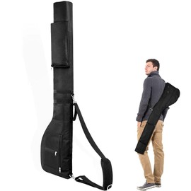 DFsucces Golf Club Case, Ultra Lightweight Golf Bag for Practice, Large Capacity, Abrasion and Scratch Resistant Fabric, Holds 7 Clubs, Golf Bag, Soft Case, 3 Pockets, Soft Carry Bag (Black)