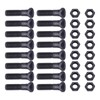 16 PCS Blades Cutting Edge Plow Bolts & Nuts 5/8"-11