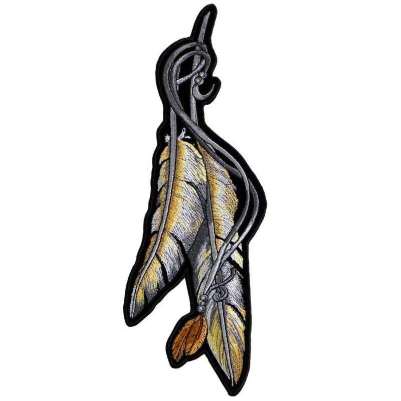 Native American Feathers Embroidered Patch |2PC iron on or Sew