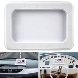 VEITHI Boat Dash Pad, 9.9in x 6.9in Anti-Slip Boat Dash Organizer Perfect for Fishing Boat Center Consoles, EVA Foam Boat Dash Accessory,Car Dash Grip Pad for Cell Phone(White)