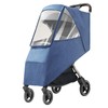 Stroller Rain Cover, Universal Stroller Protector for Outdoor (Linen Blue)