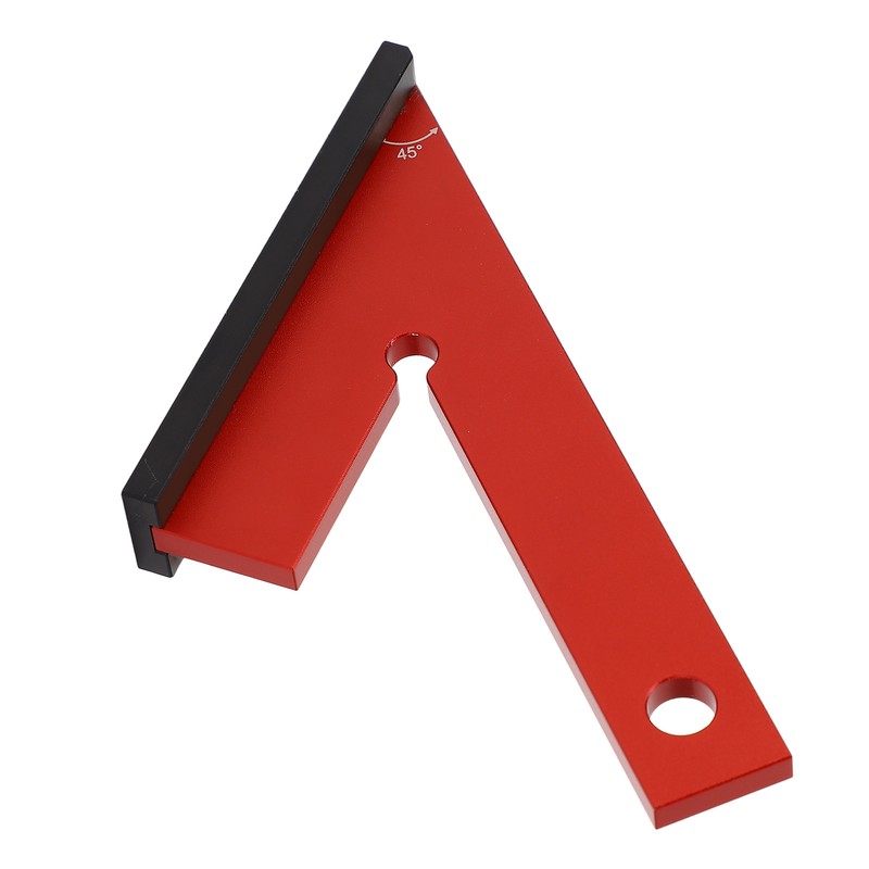 45° Machinist Engineer Square Angle Ruler Aluminum Alloy Measuring Gauging
