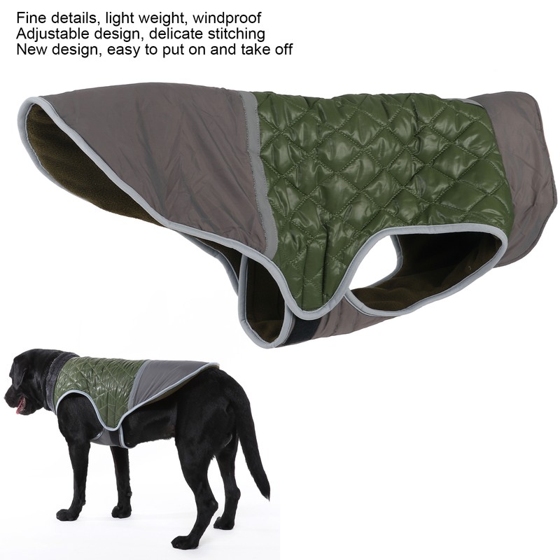 Dog Winter Coats Windproof Warm Vest Dog Jacket for Cold