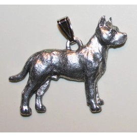 Pit Bull Terrier PITBULL Dog Harris Fine Pewter Pendant USA Made