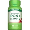 Nature's Truth Iron Supplement With Vitamin C | 65mg of