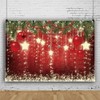 Pnylzzyxh Christmas Backdrops Red Ball Shining Stars Theme Background New