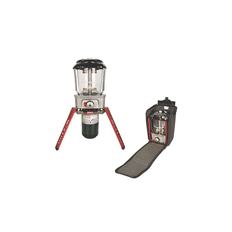 Coleman Signature Northern Nova Propane Lantern, Red/Silver 2000023099