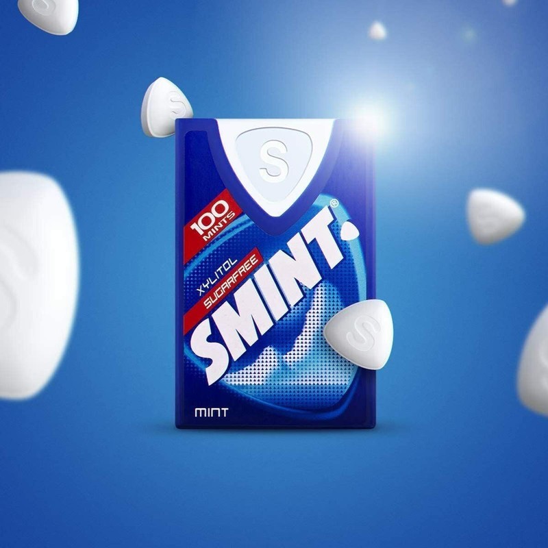 Smint Dental Mint Flavour Sugar Free with Xylitol 8g. (12