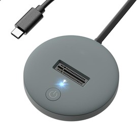 ISHEEP NVMe SATA to USB C Docking Station M.2 SSD Reader Adapter for Size M Key & B+M Key NVMe and SATA SSD 22110 2280 2260 2242 2230 Enclosure - K1698P2