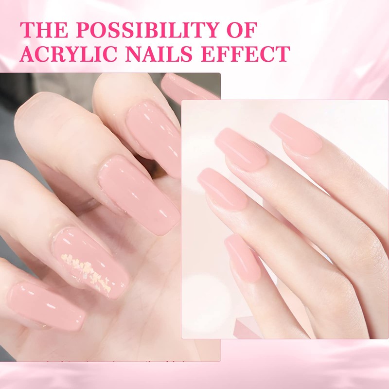 SAVILAND Acrylic Powder Nails 150 g Pink Acrylic Powder for