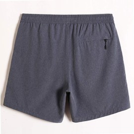 maamgic Mens 7" Stretch Swim Trunks Quick Dry Mesh Lining Swimwear Bathing Suits Solid Large