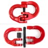 yakicag 4 Pack G80 Alloy Steel Hammerlock Coupling Link, 5/16"