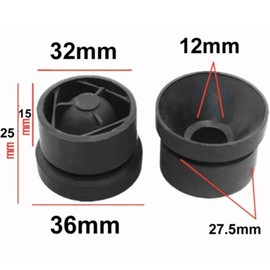 Set of 4 Engine Cover Gasket Rubber Buffer Stop Bumper Grommet Rubber Mounting Rubber for Ford Focus C-Max S-max Peugeot 407 1555641