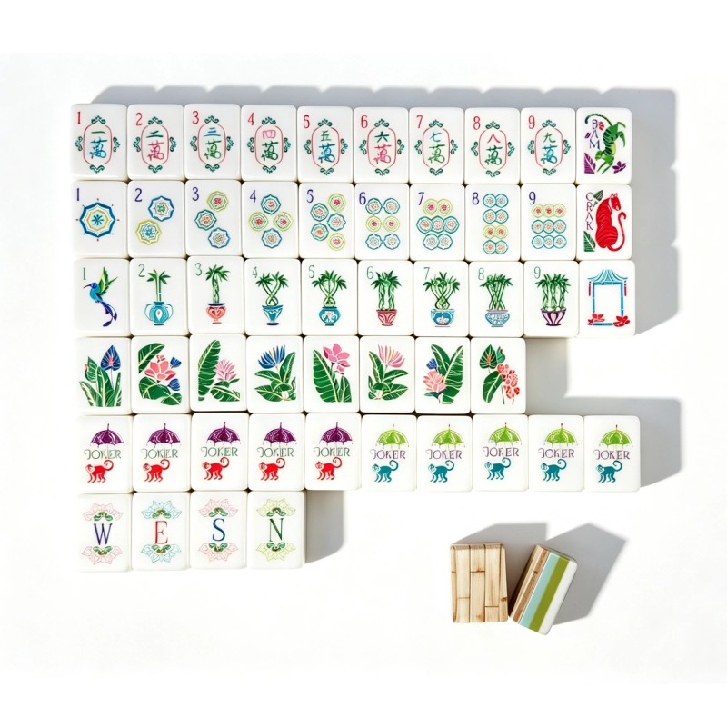 , Custom 4-Layer American Mahjong Tiles, American Mahjong Set with