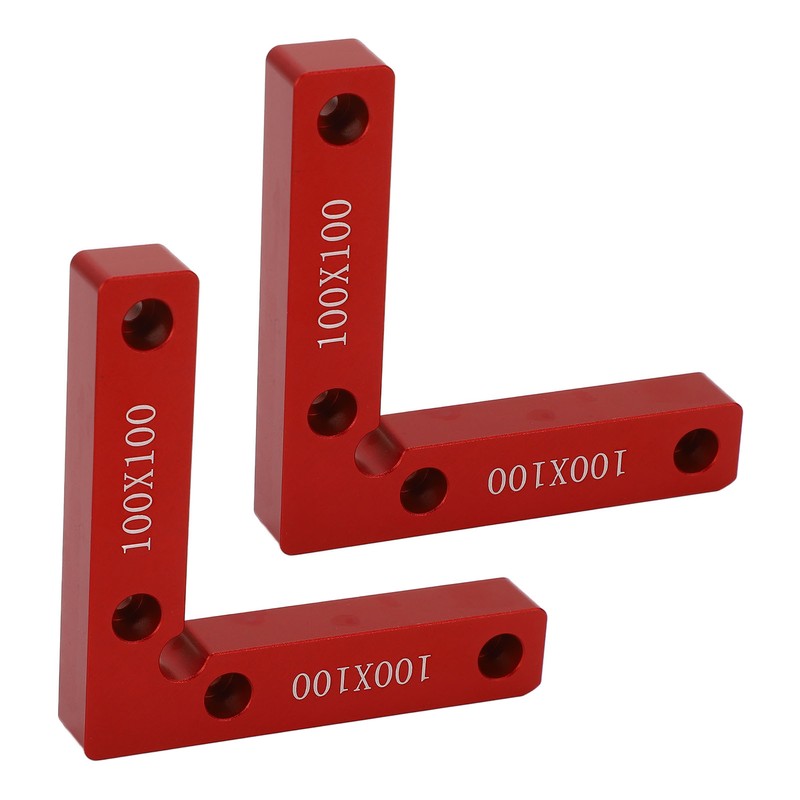90 Degree Positioning Square 100x100mm Right Angle Clamp Aluminum Alloy