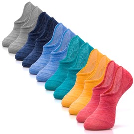 IDEGG Women and Men No Show Socks Low Cut Anti-slid Athletic Running Novelty Casual Invisible Liner Socks
