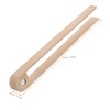 LABRIMP Bamboo Food Tongs Magnetic Bread Clip Natural Bamboo Kitchen