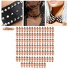 100 Sets Spiked Cone Spike Stud Rose Gold High Hardness