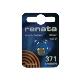 Silver Oxide Button-Cell Battery, 371 by Renata