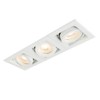 Saxby 78532 Xeno Matt White IP20 Indoor Triple Boxed Downlight