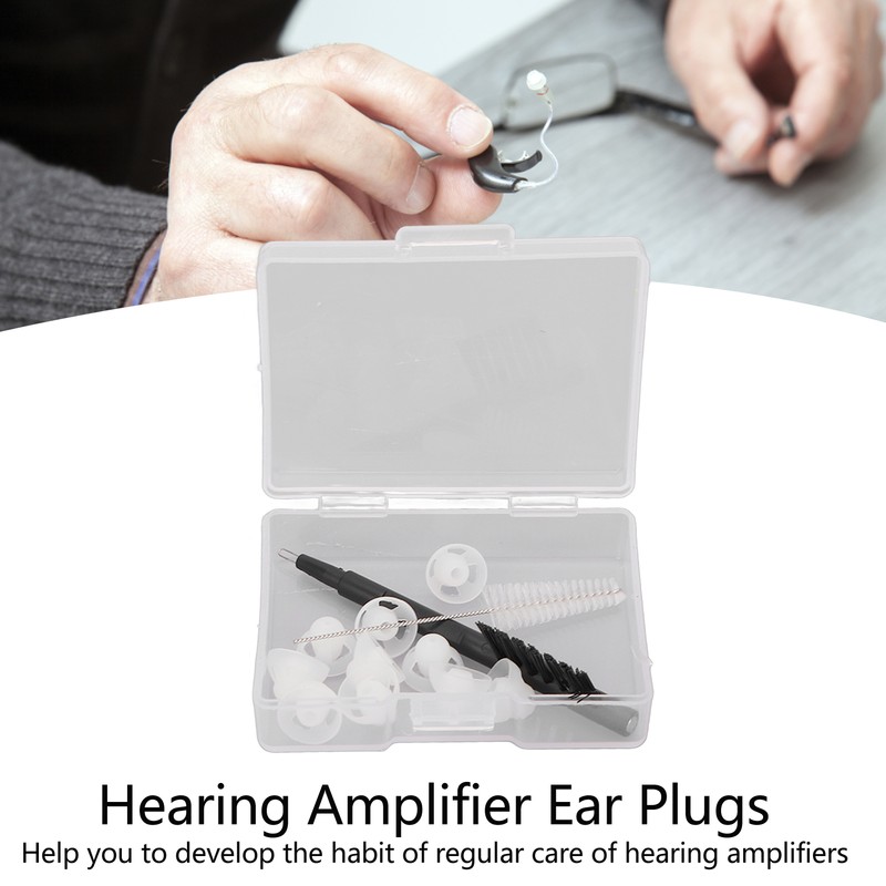Hearing Amplifier Open Domes Soft Lightweight Single Layer Replaceable Hearing