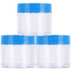 Beauticom 24pcs 30G/30ML (1oz) Thick Wall Round Plastic Clear Container