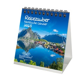 Travel Magic Nordic Countries Calendar for 2025 Format 10 cm x 10 cm City and Country in the North Seelenzauber