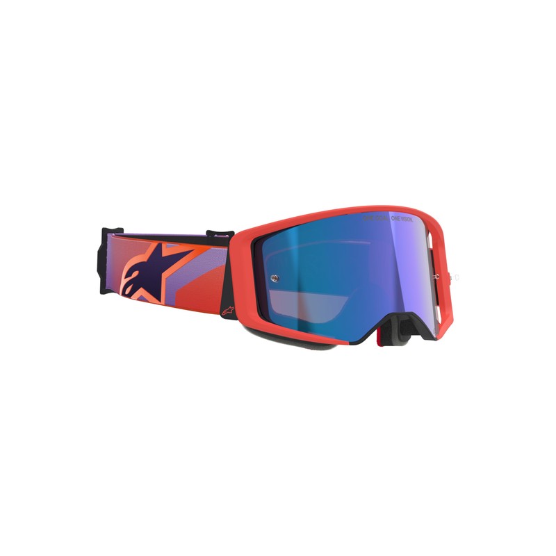 Alpinestars Supertech Vision Corp Goggle Hot Coral/Purple/Mirror Blue