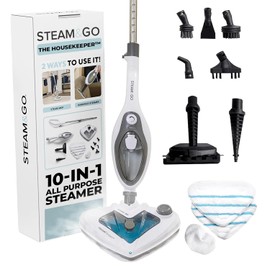 Steam & Go 10-in-1 Multi-Surface Steam Mop - Deep Clean with Heat