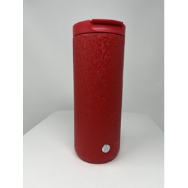 Starbucks Flame Red Grip Finish Stainless Steel Vacuum Insulated Tumbler 12oz