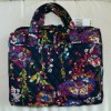 VERA BRADLEY New Hanging Organizer Cosmetic Case - Midnight Wildflowers