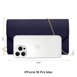 Clutch Purses for Women Evening Bag Faux Suede Envelope Formal Party Wedding Cocktail Prom