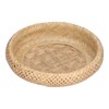 Round Bread Baskets Bamboo Hand Woven Fruits Vegetable Storage Basket