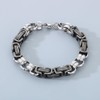 ULLMYYL Men's Stainless Steel Chain Bracelet - Punk Hip Hop