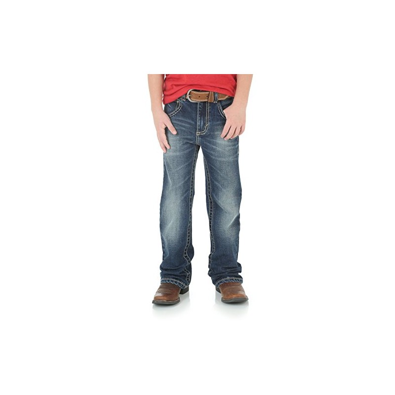 Wrangler Boys' 20X Vintage Boot Cut Jean Midland 5 Slim