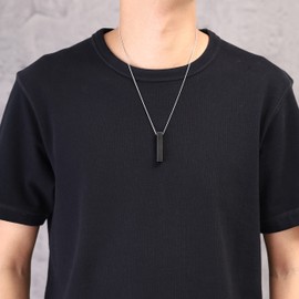 COAI Matching Couples Necklaces Yin Yang Bar Green Aventurine Obsidian Couple Necklaces