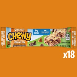 Quaker Chewy Peanut Butter Chocolate Chip Granola Bars, 15.2 OZ