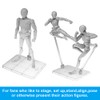 Action Figure Stand,5PCS Assembly Action Figure Display Holder Base Doll