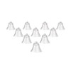 Hearing Aid Domes for OLDRIV Replacements, OLDRIV Small Bell Shape
