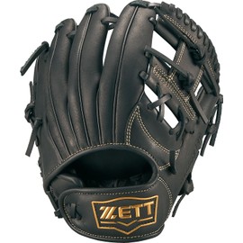 ZETT BJGB76360 Boys Baseball Glove Grand Hero All-Round Black Right Throw